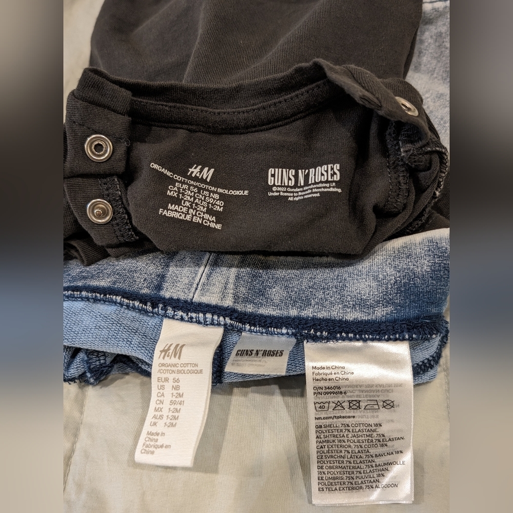 NB Guns N Roses Matching Set - Picture 5 of 5
